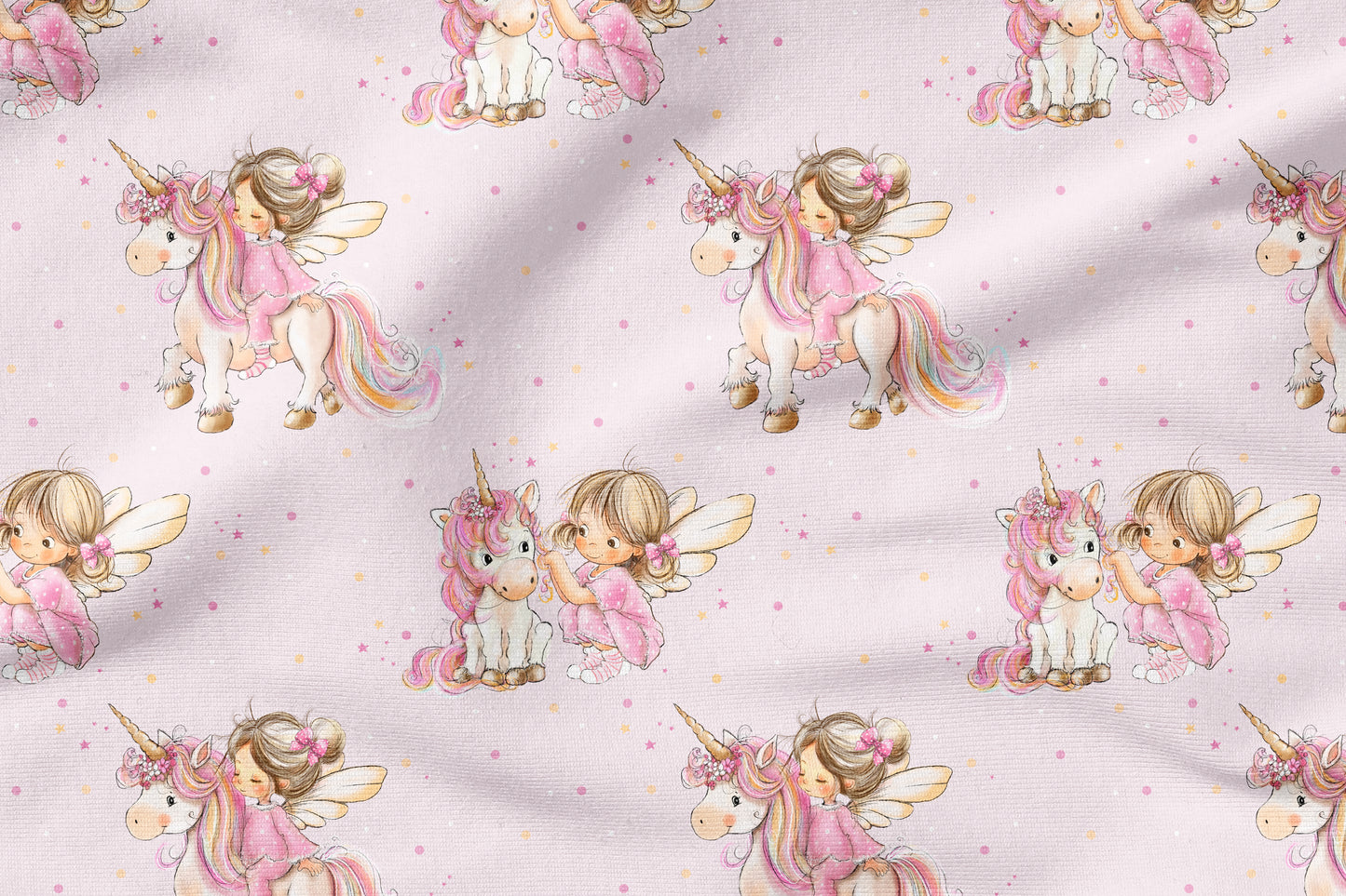 Einhornfeen Rosa – magisches Einhorn Design | auf verschiedenen Stoffarten