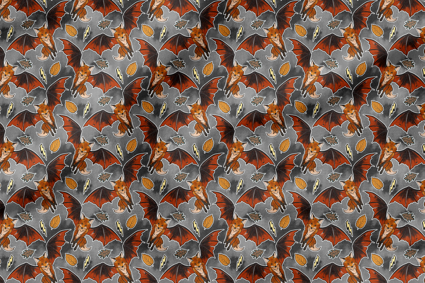 Fox of the Night | auf verschiedenen Stoffarten