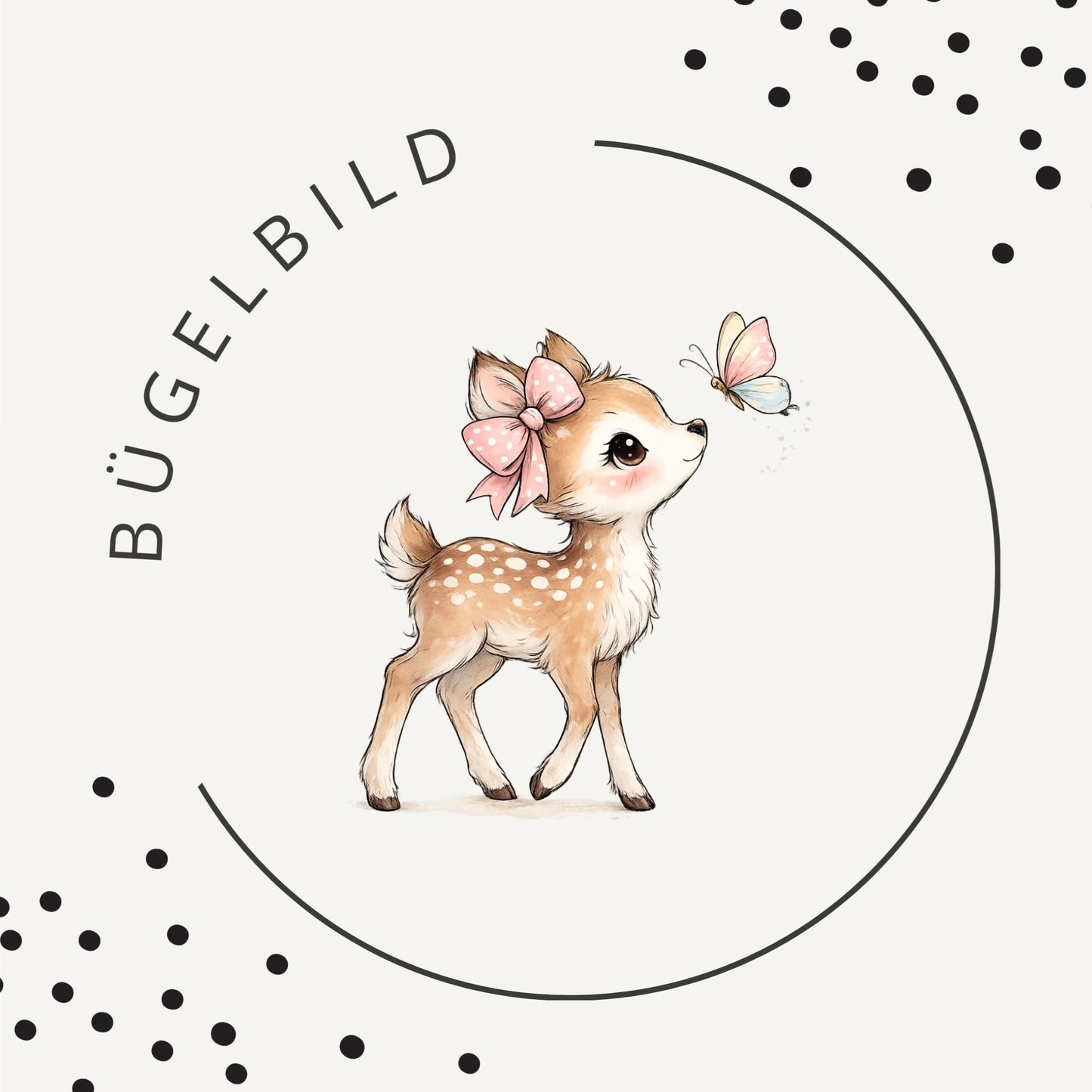 Bügelbild Little Blossom Deer