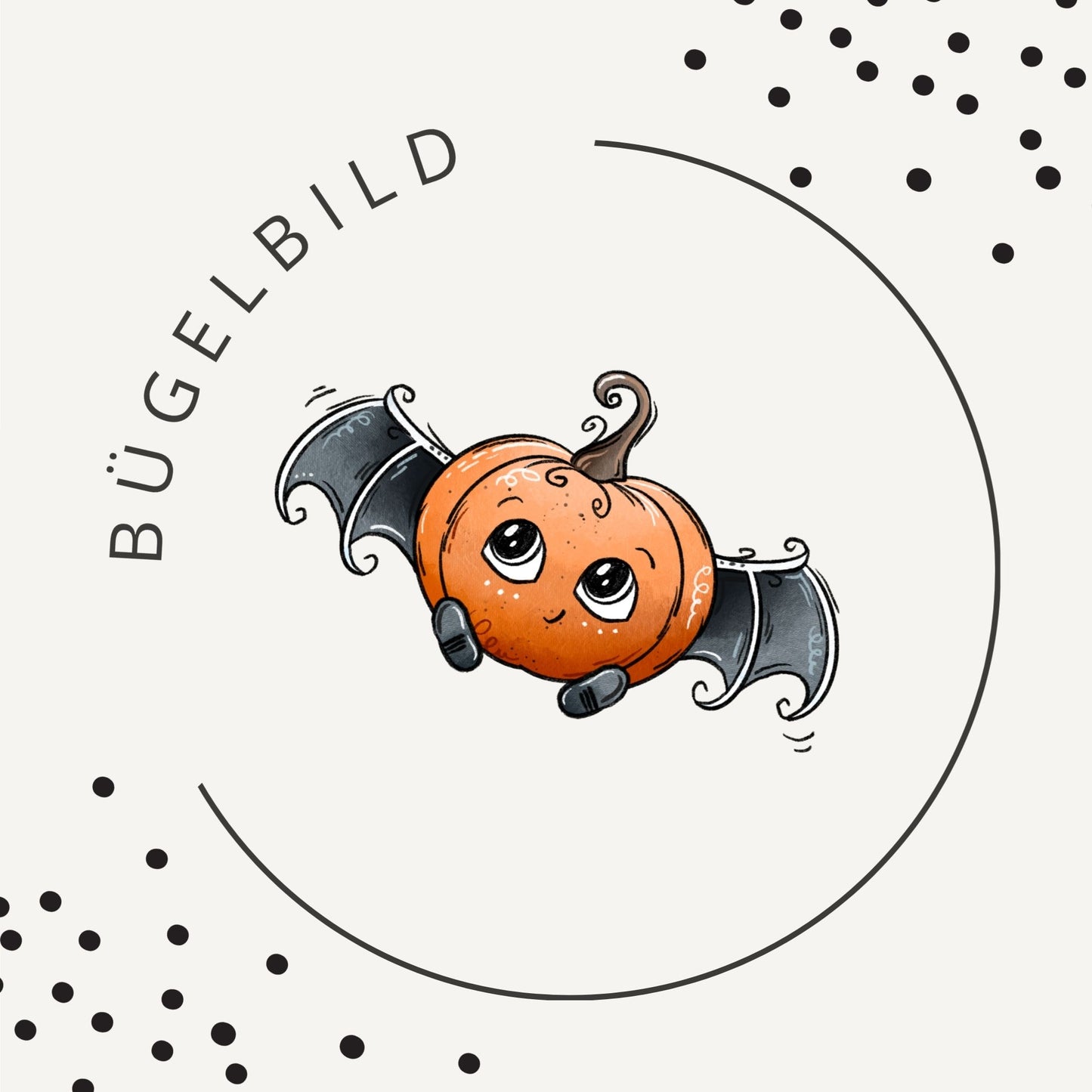 Bügelbild Kürbisteam 3