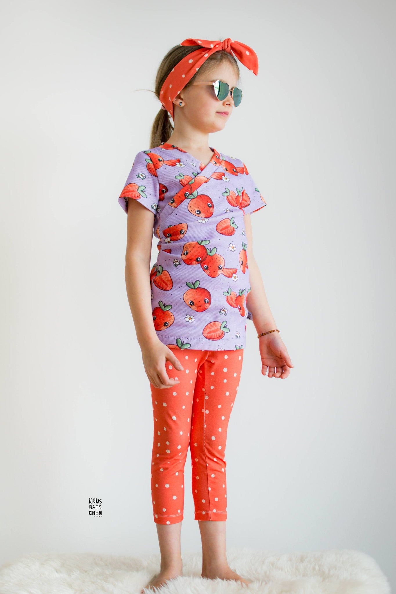 Stoffpaket Sweet Strawberry – Kinderstoff mit Erdbeeren | verschiedene Stoffarten