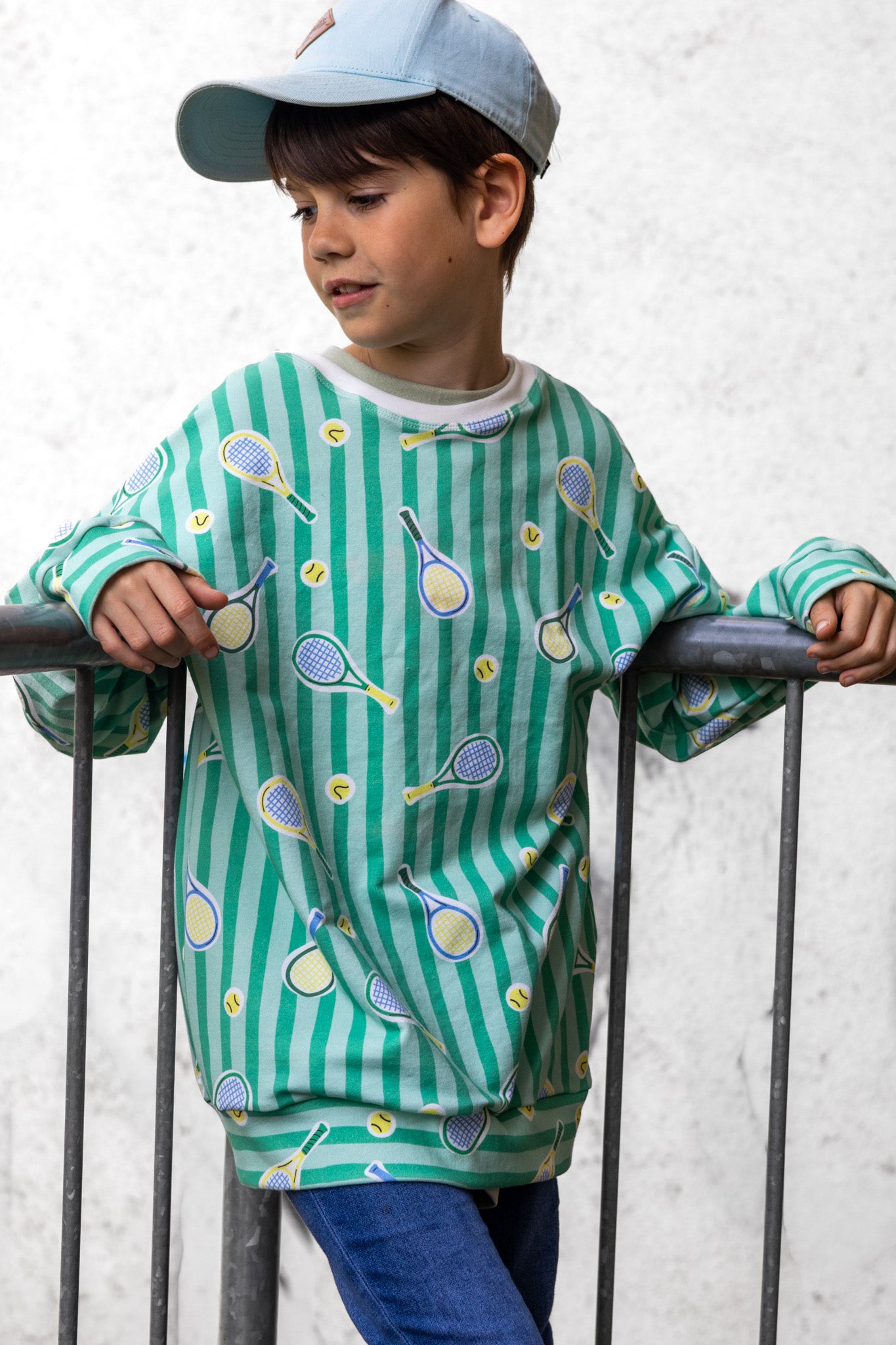 Tennis Time – sportliches Design | auf verschiedenen Stoffarten