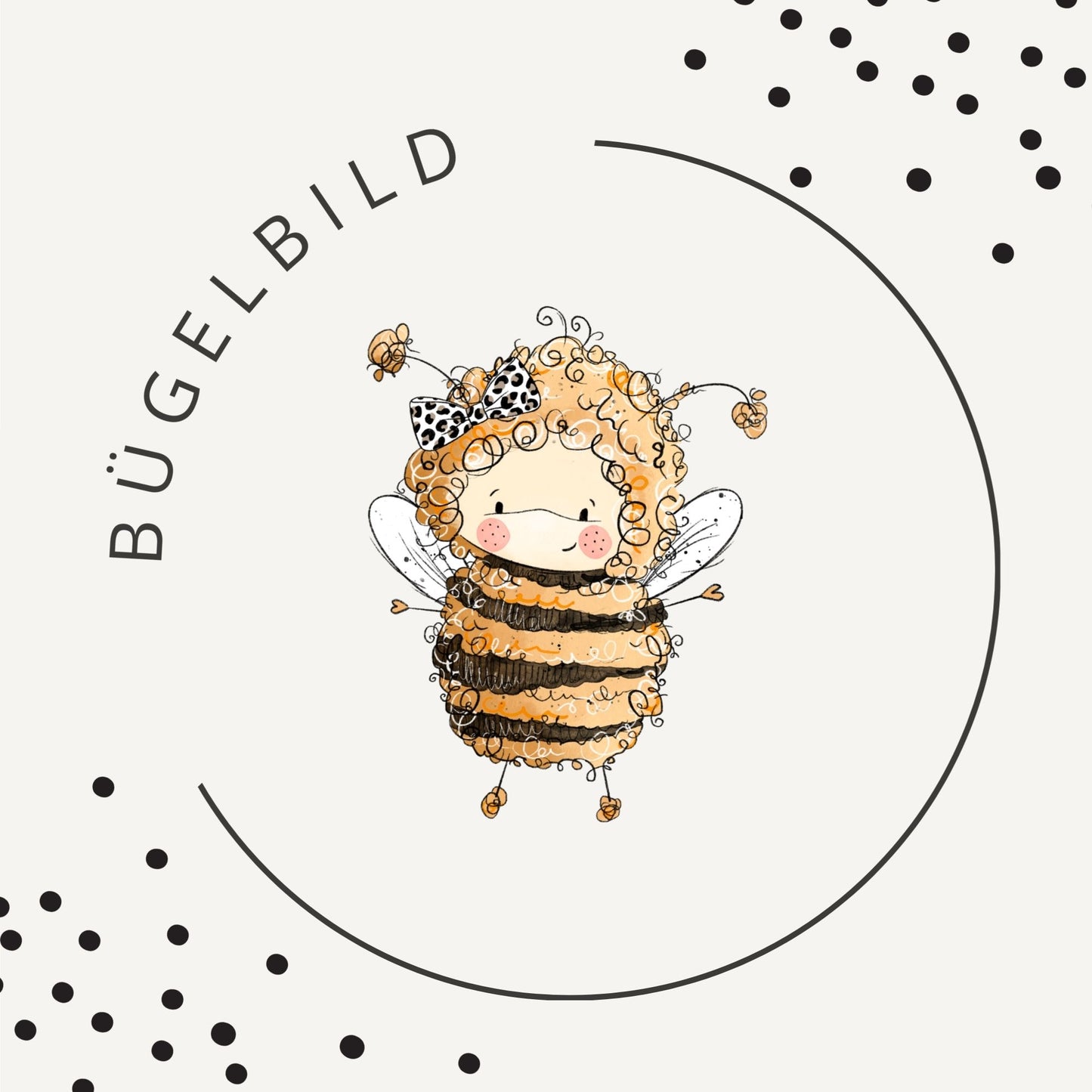 Bügelbild Kleine Hummel 2 – Süße Leo Hummel