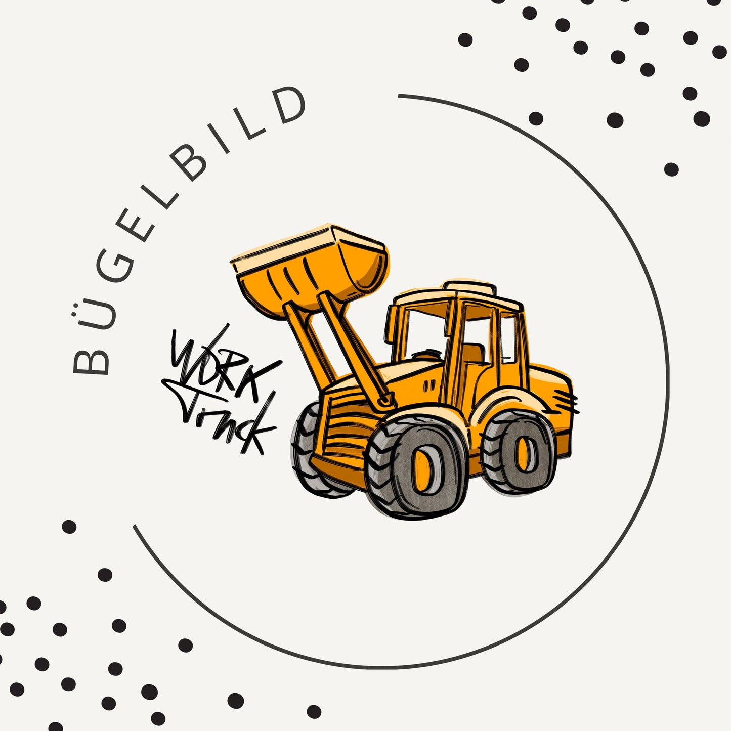 Bügelbild Workdozer