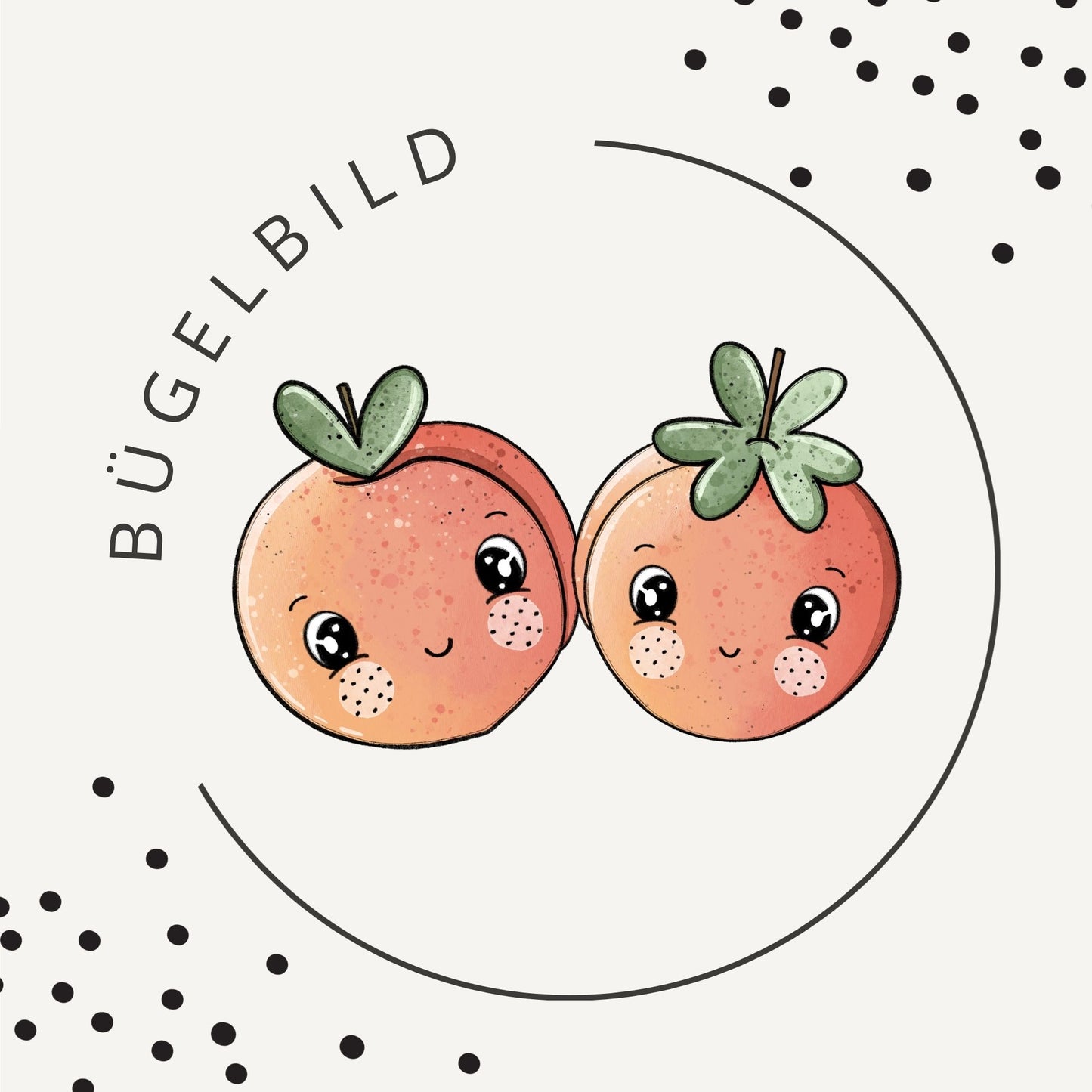 Sweet Pears Bügelbild – süßes Birnen Motiv für Kinderkleidung