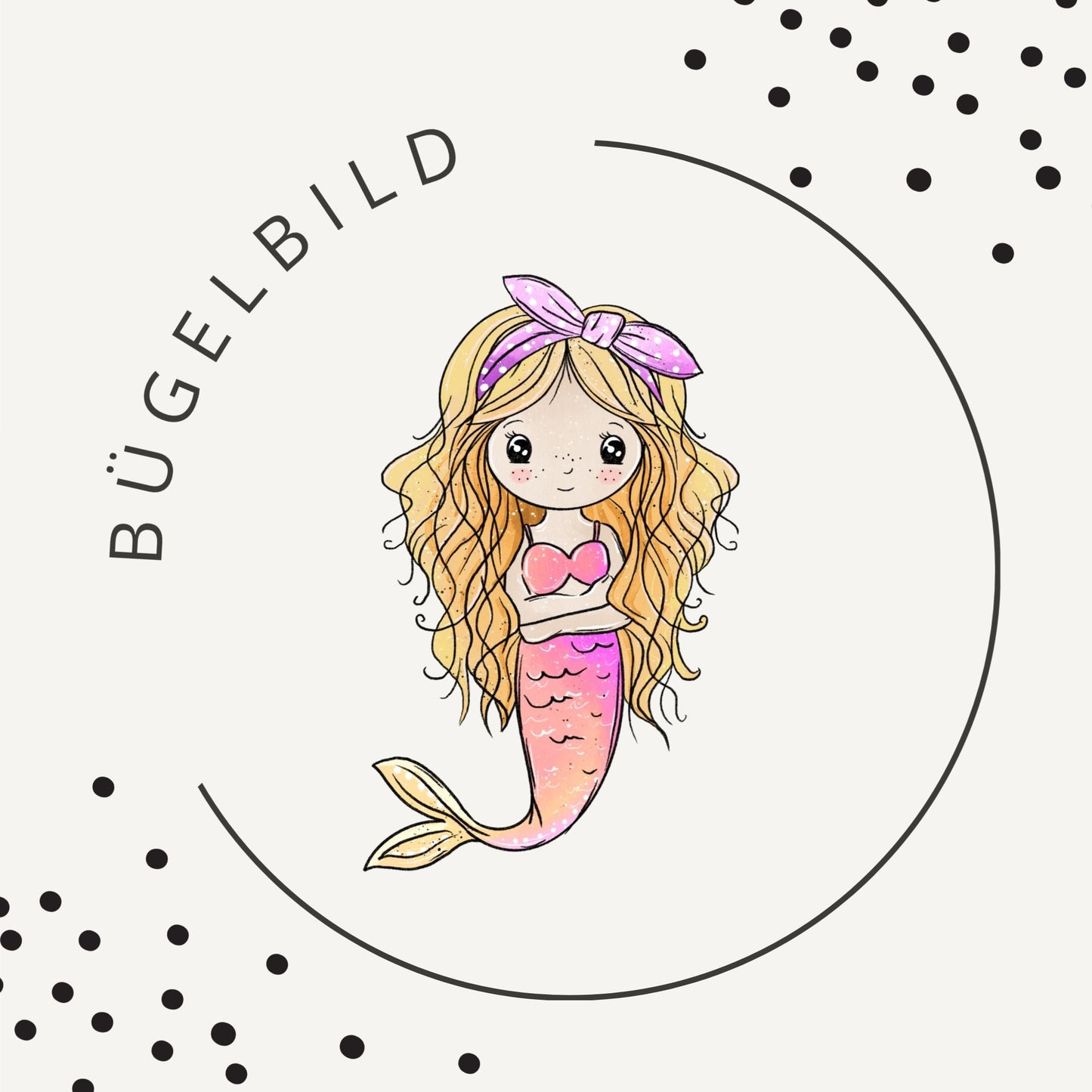Bügelbild Mermaid Dreams Rosa 2