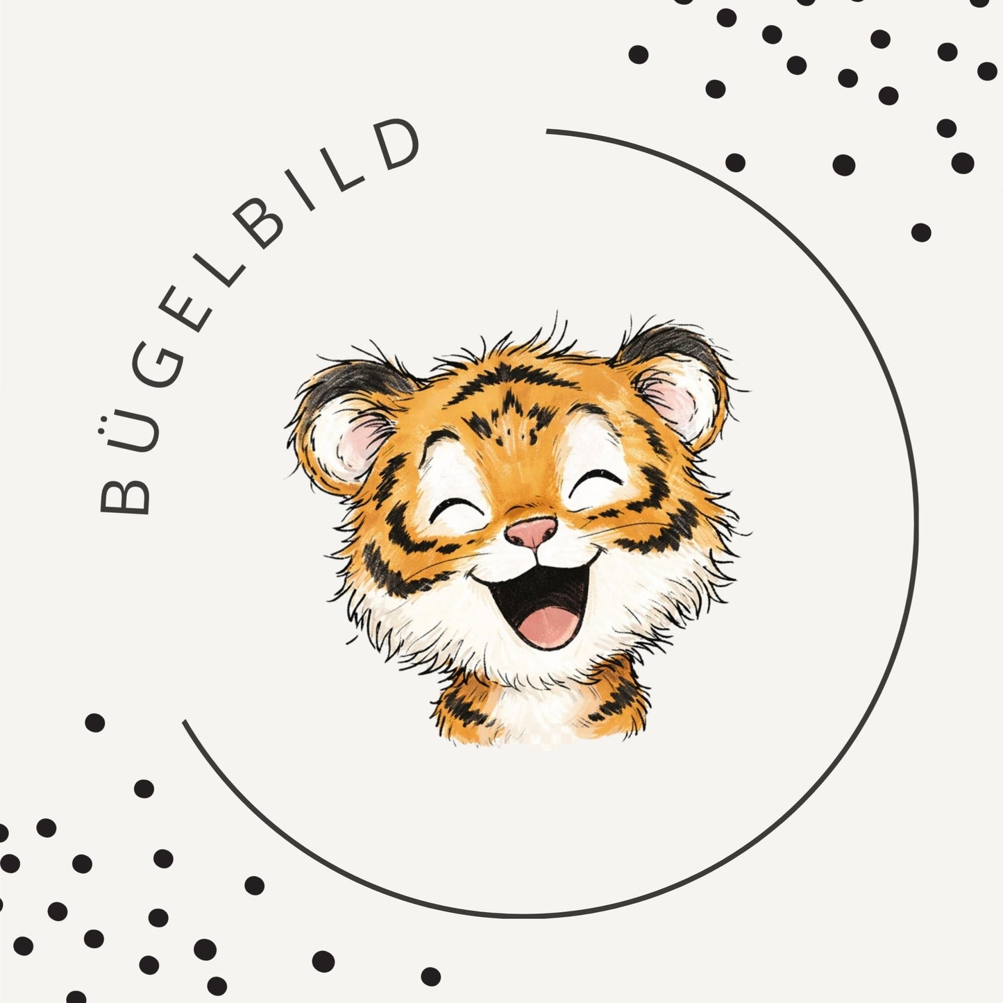 Bügelbild Tiger Taps 1