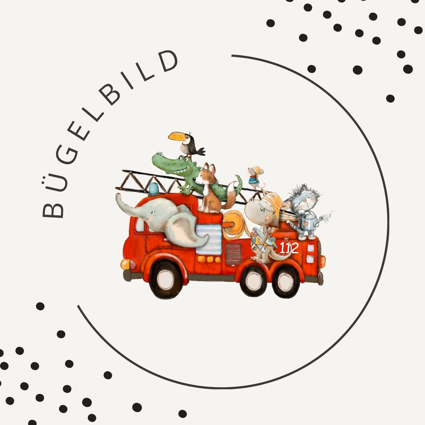 Bügelbild Feuerwehrfreunde