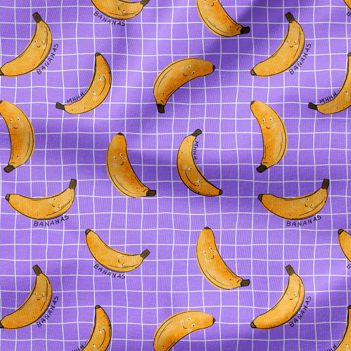 Bananas | auf verschiedenen Stoffarten