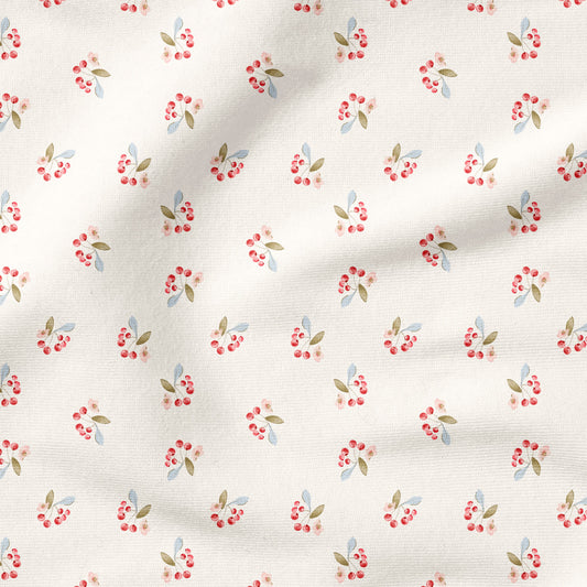 Swan Garden Dreams Beeren – zarter Blumenstoff mit Beeren | auf verschiedenen Stoffarten
