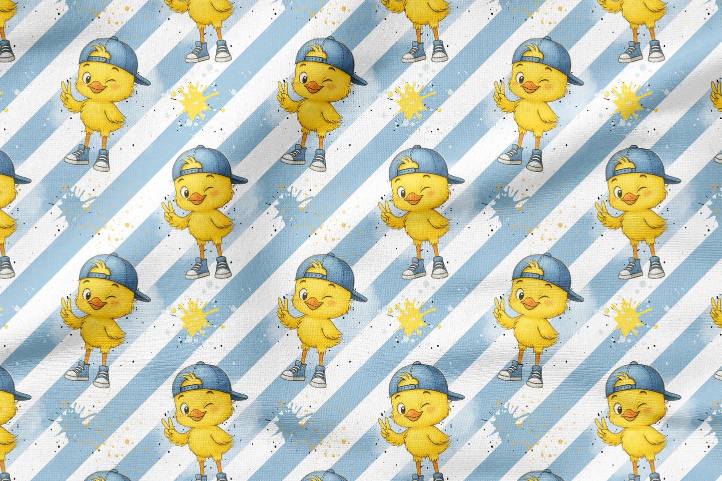 Cool Chick Streifen – cooler Küken Stoff | verschiedene Stoffarten