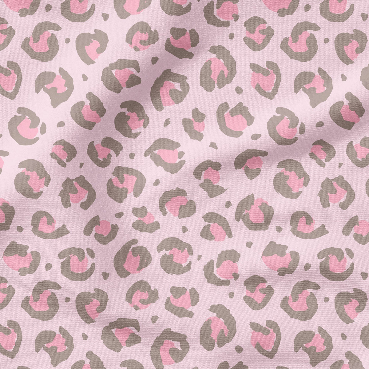 Spotty Leopard Rosa | auf verschiedenen Stoffarten