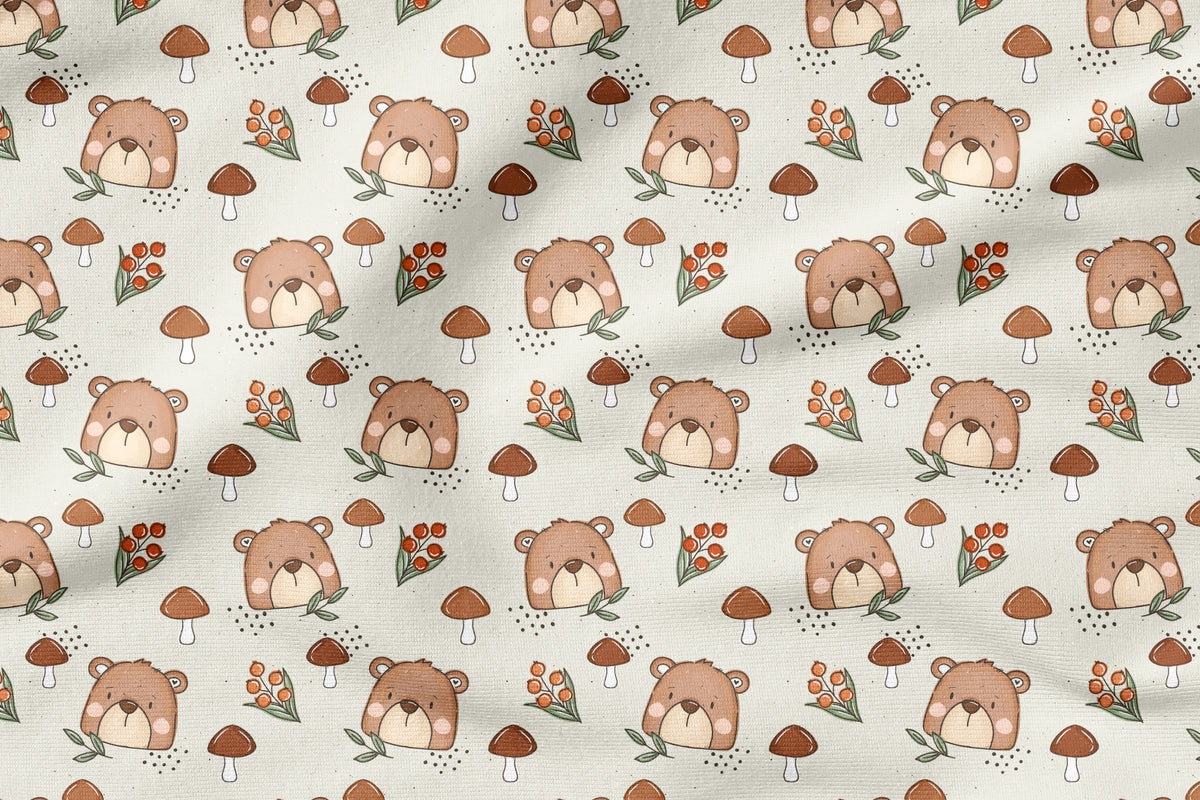 Bearly Autumn | auf verschiedenen Stoffarten