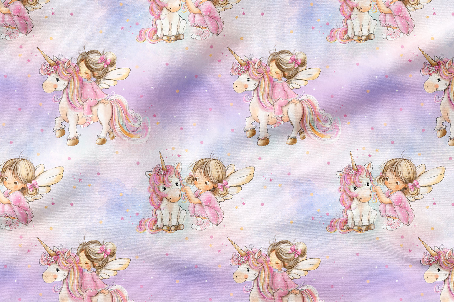 Einhornfeen Lila – magisches Einhorn Design | auf verschiedenen Stoffarten