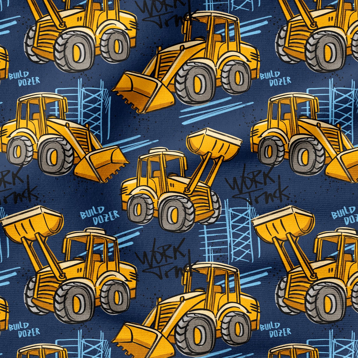 Work Dozer | auf verschiedenen Stoffarten