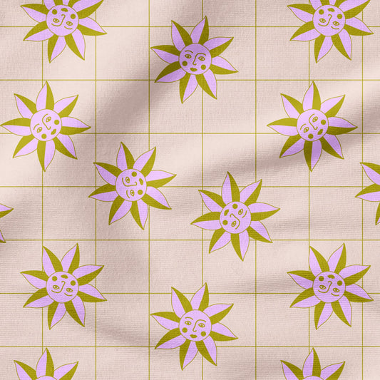 Sunshine Grid | auf verschiedenen Stoffarten