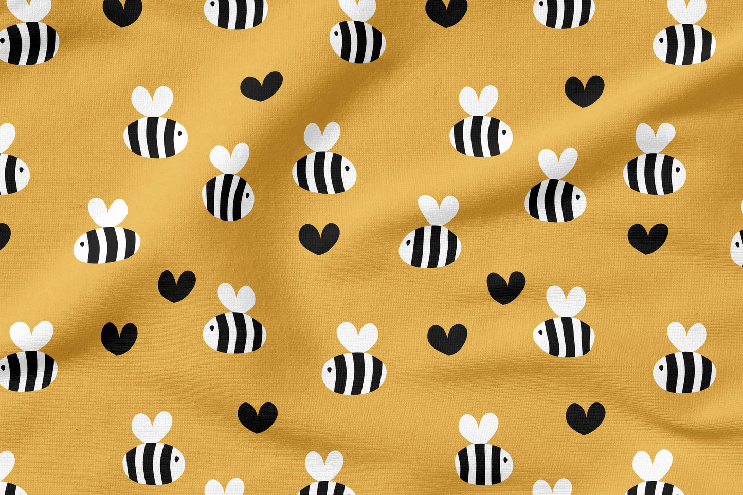 Bumble Bee | auf verschiedenen Stoffarten