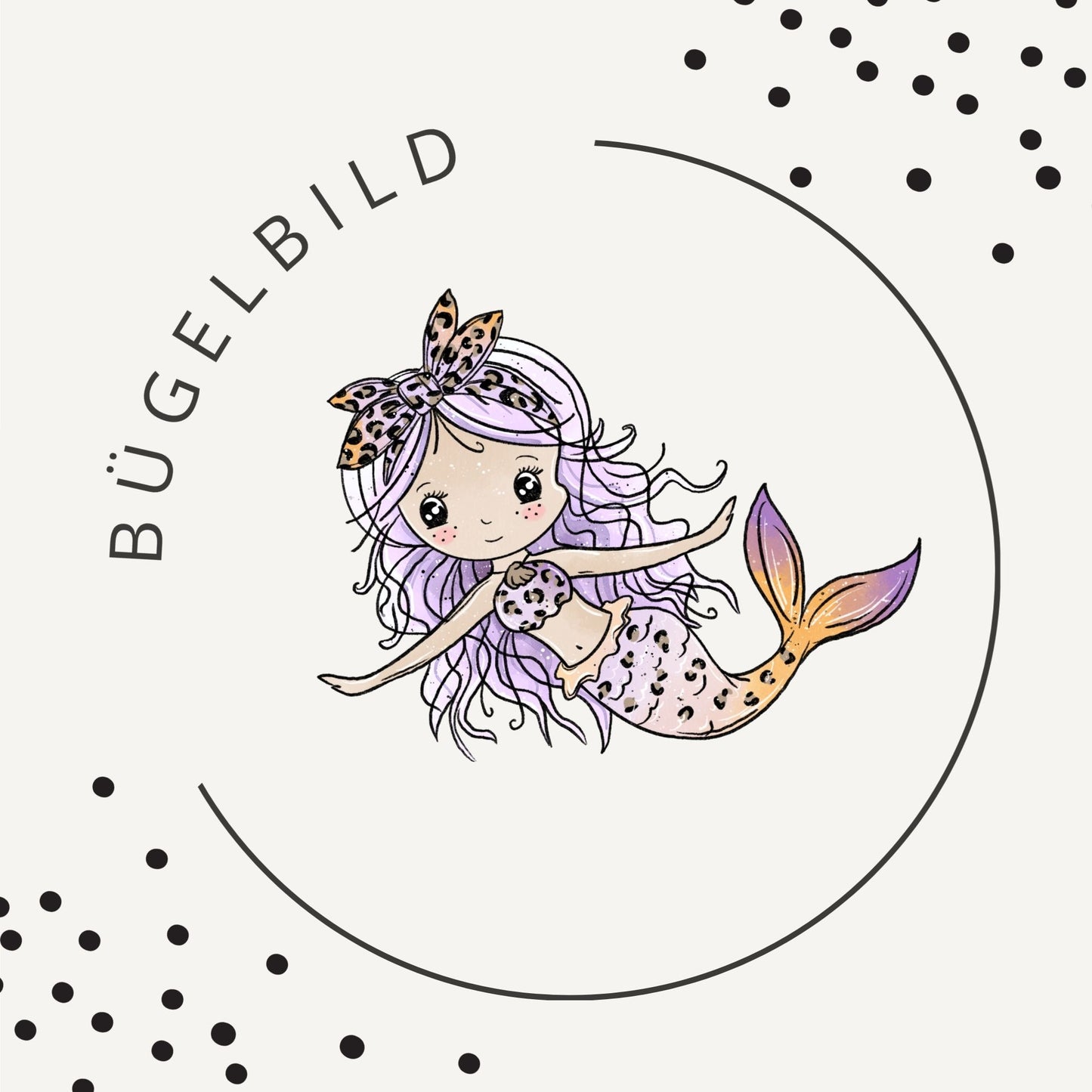 Bügelbild Mermaid Dreams Ecru 1