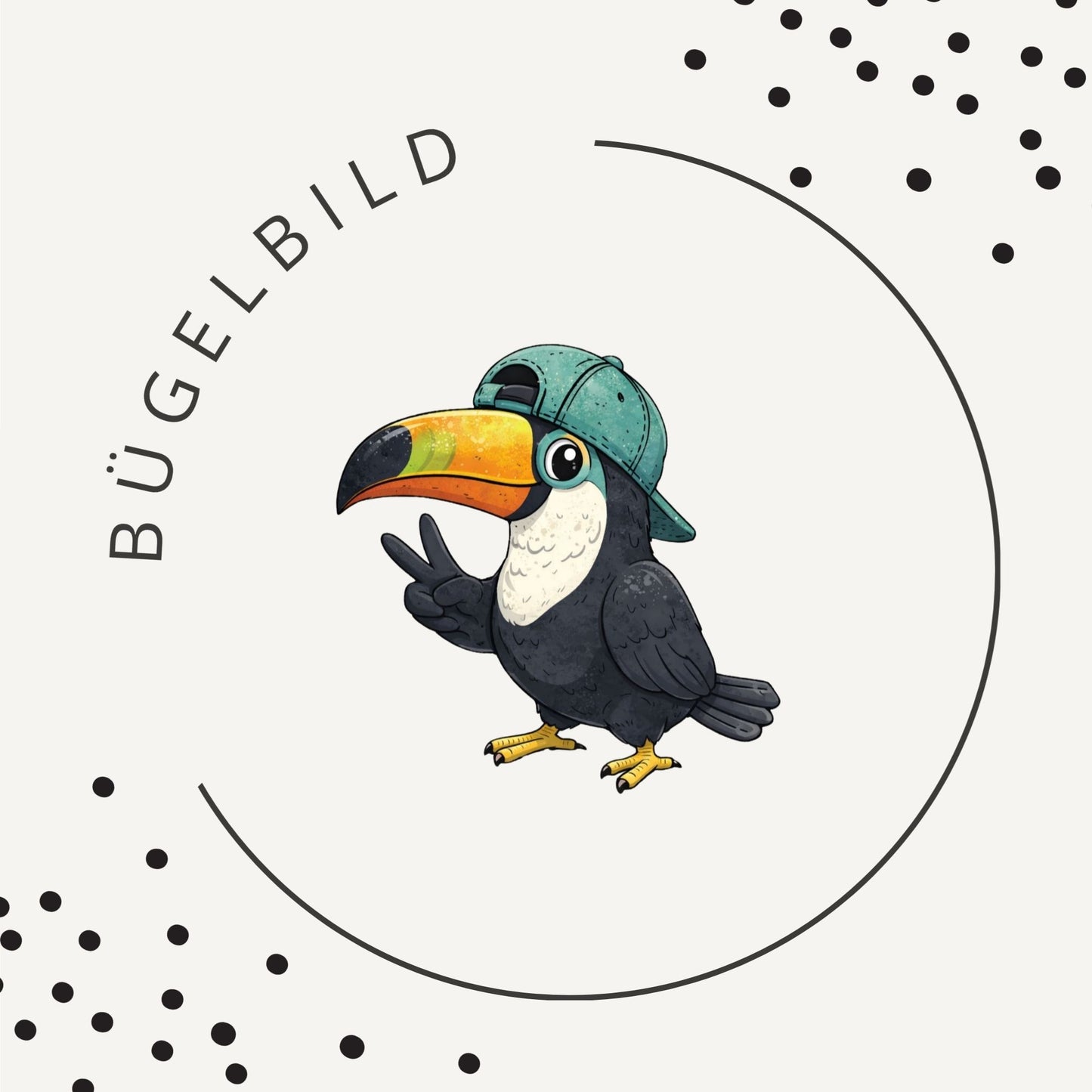 Bügelbild Toucan Vibes 2