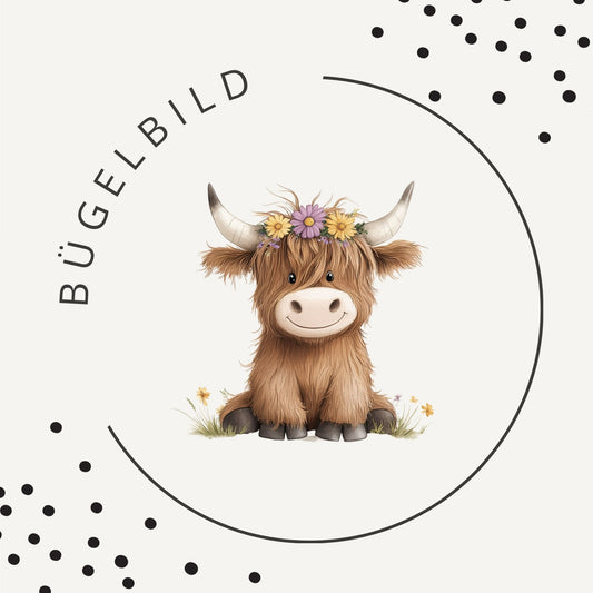 Bügelbild Highland Cow