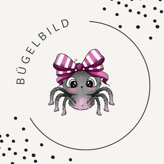 Bügelbild Little Spider Lila 2