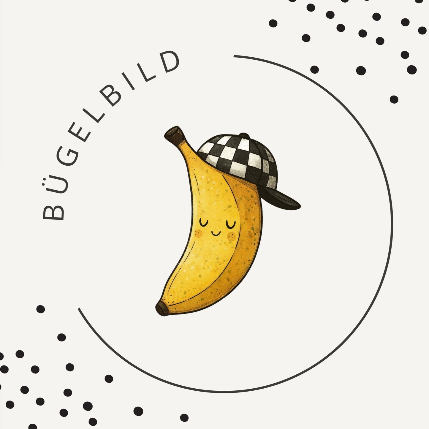 Bügelbild Cool Banana
