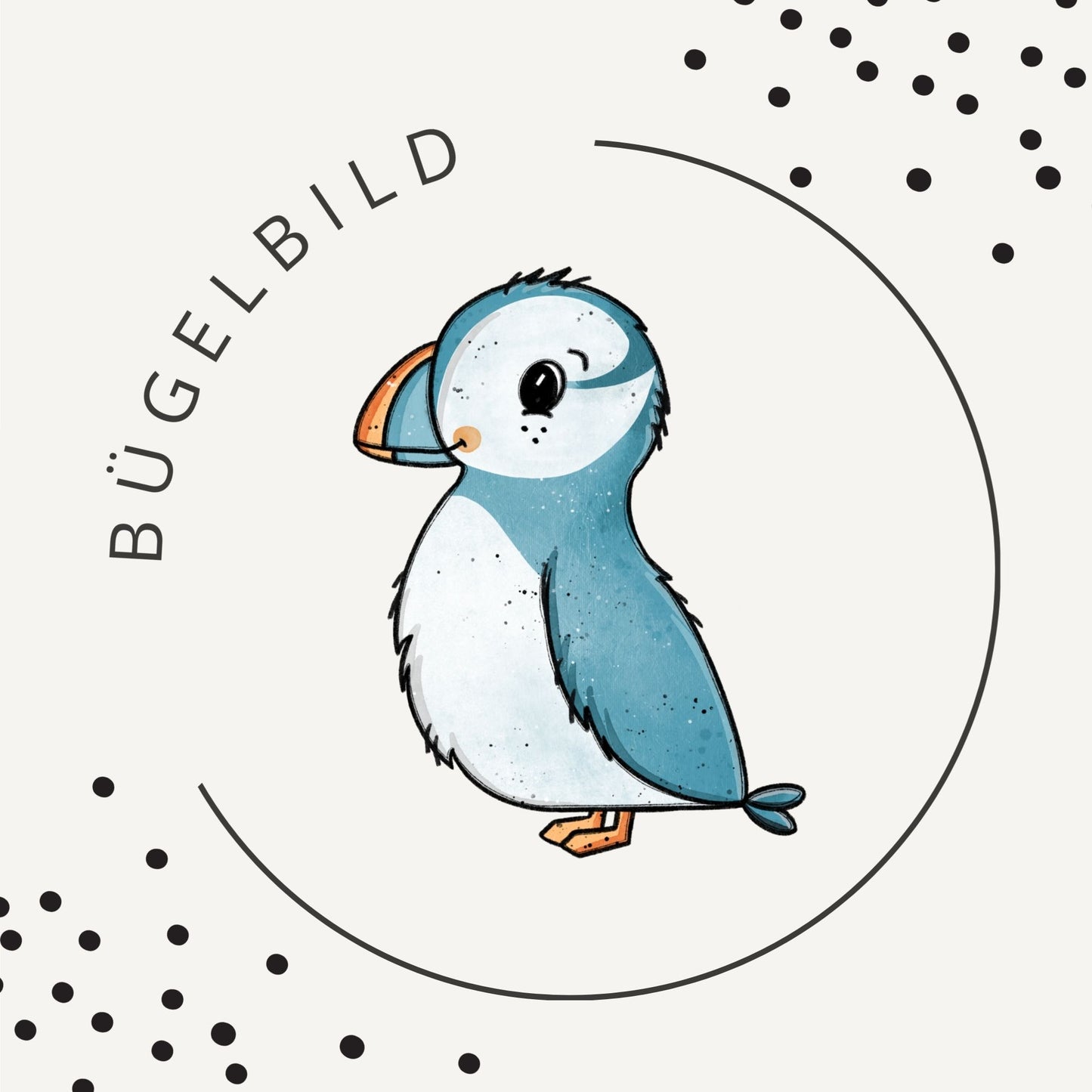 Bügelbild Puffin Friends 2 – süßer Papageientaucher für Kinder