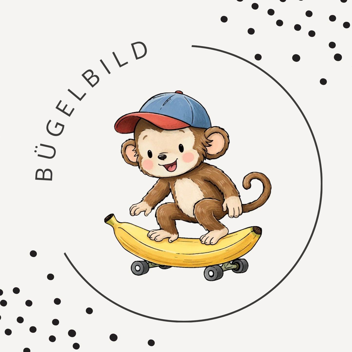 Bügelbild Banana Ride 2