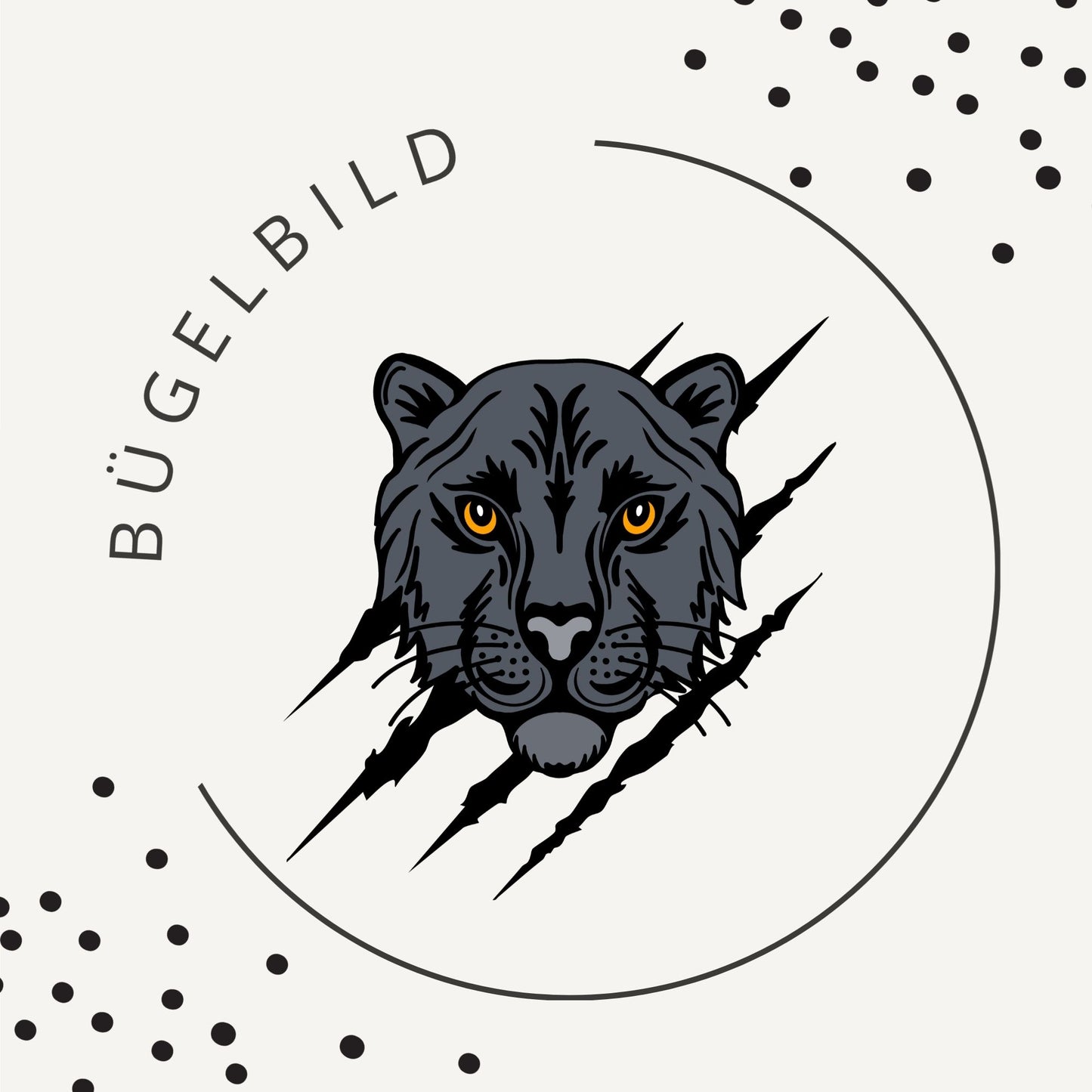 Bügelbild Urban Panther 2