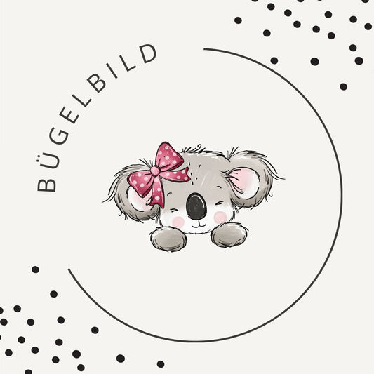 Bügelbild Koalatag Rosa 2