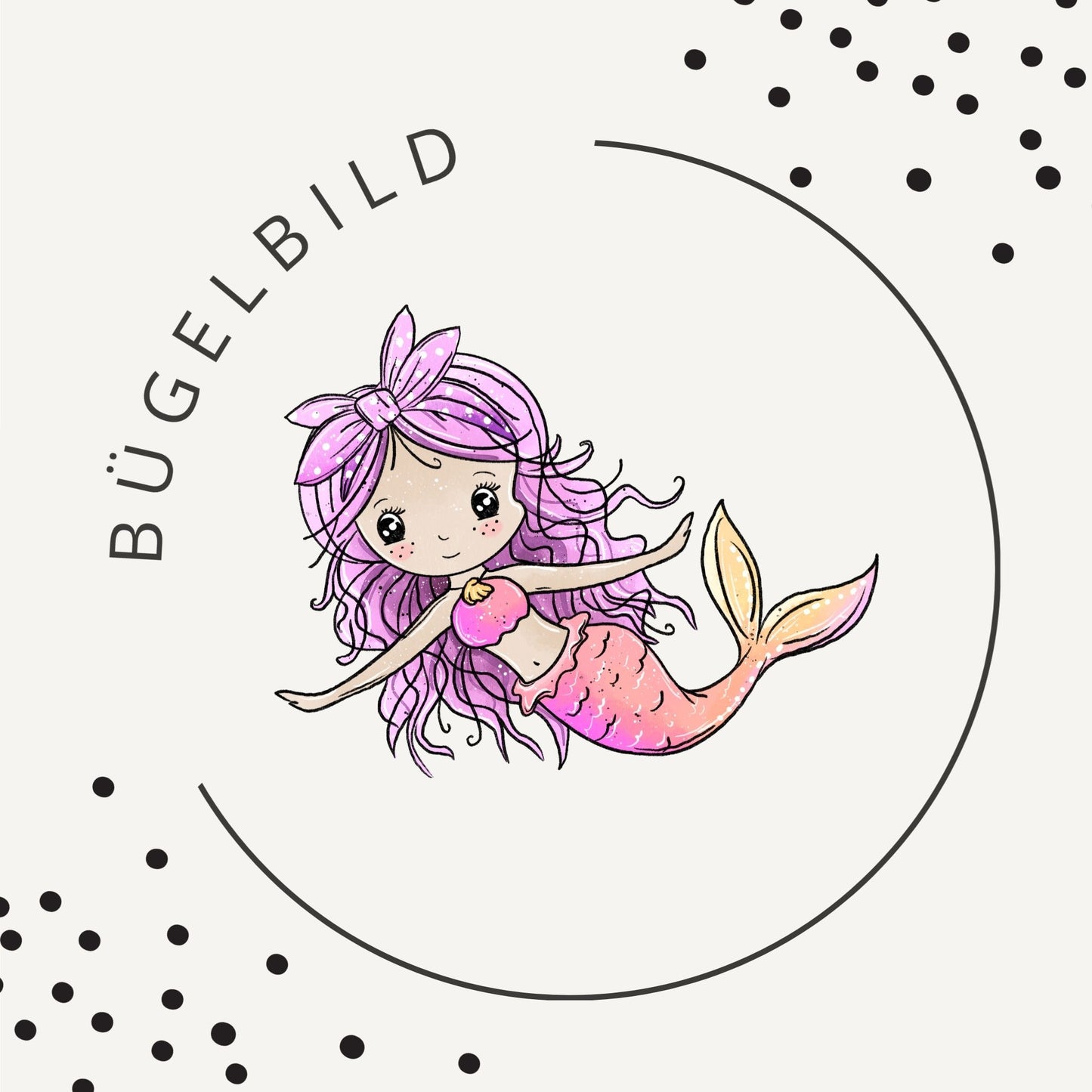 Bügelbild Mermaid Dreams Rosa 1