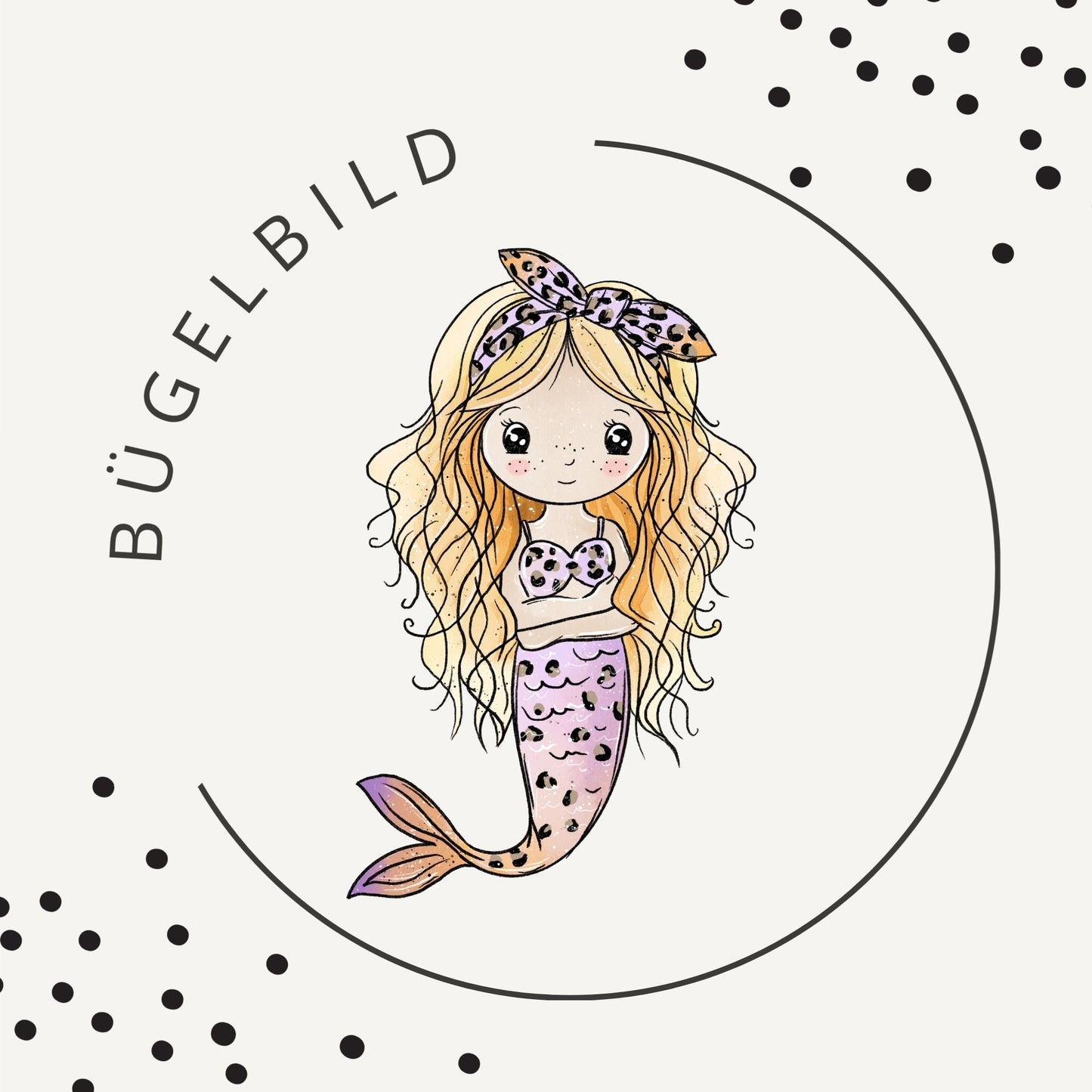 Bügelbild Mermaid Dreams Ecru 2