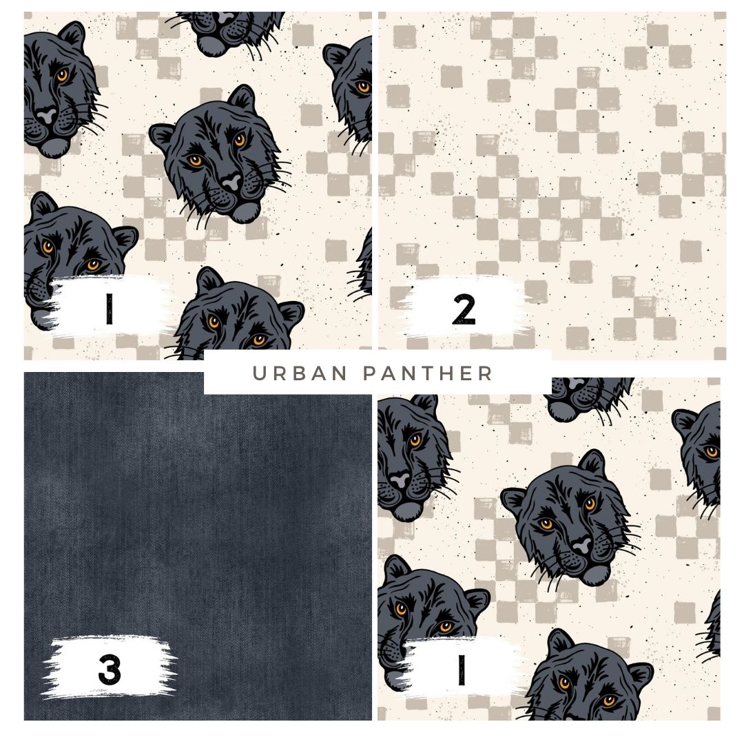 Urban Panther Creme | auf verschiedenen Stoffarten