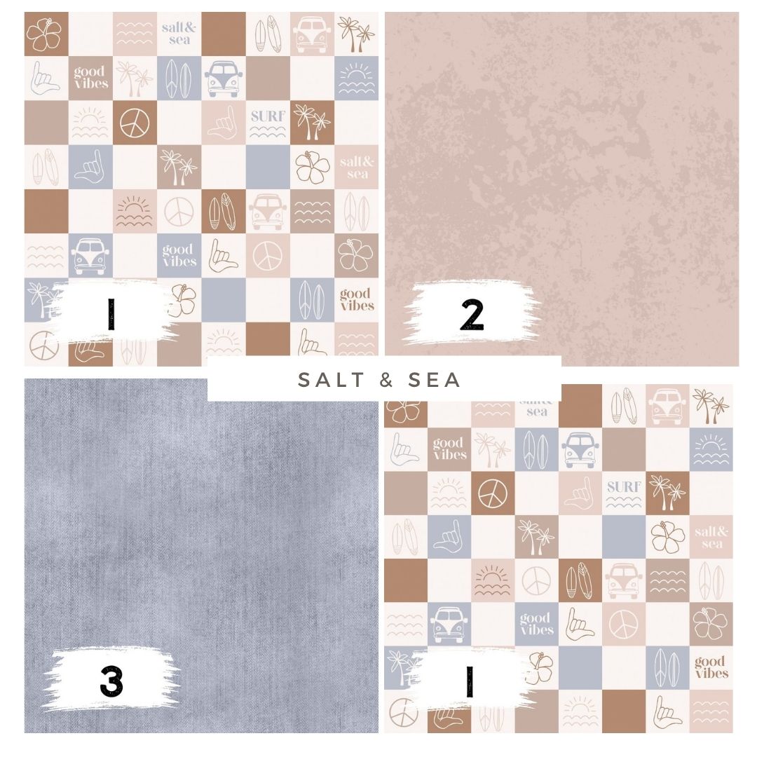 Salt & Sea | auf verschiedenen Stoffarten