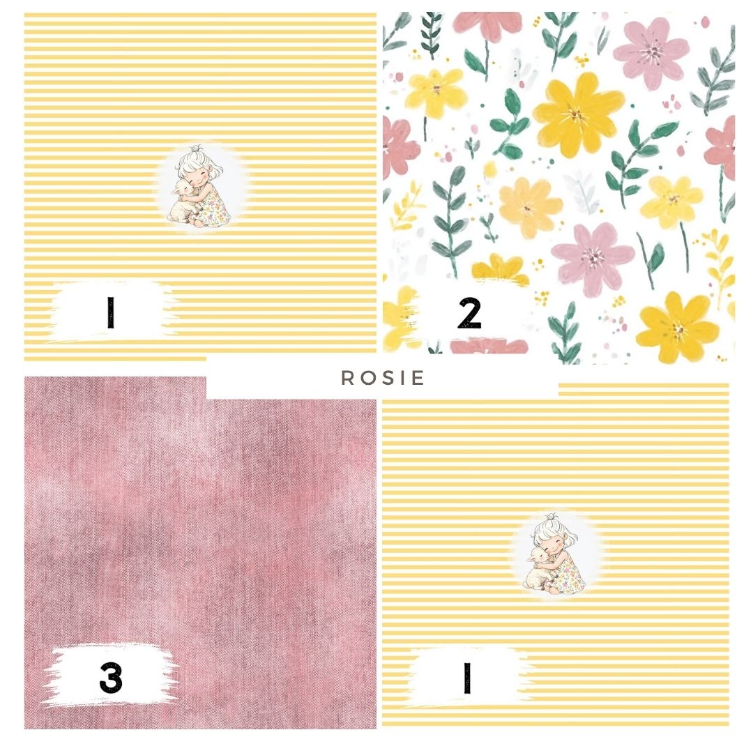 Rosie – Mädchen mit Schaf Design | verschiedene Stoffarten