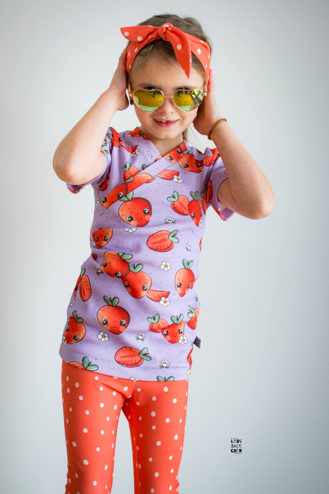 Stoffpaket Sweet Strawberry – Kinderstoff mit Erdbeeren | verschiedene Stoffarten