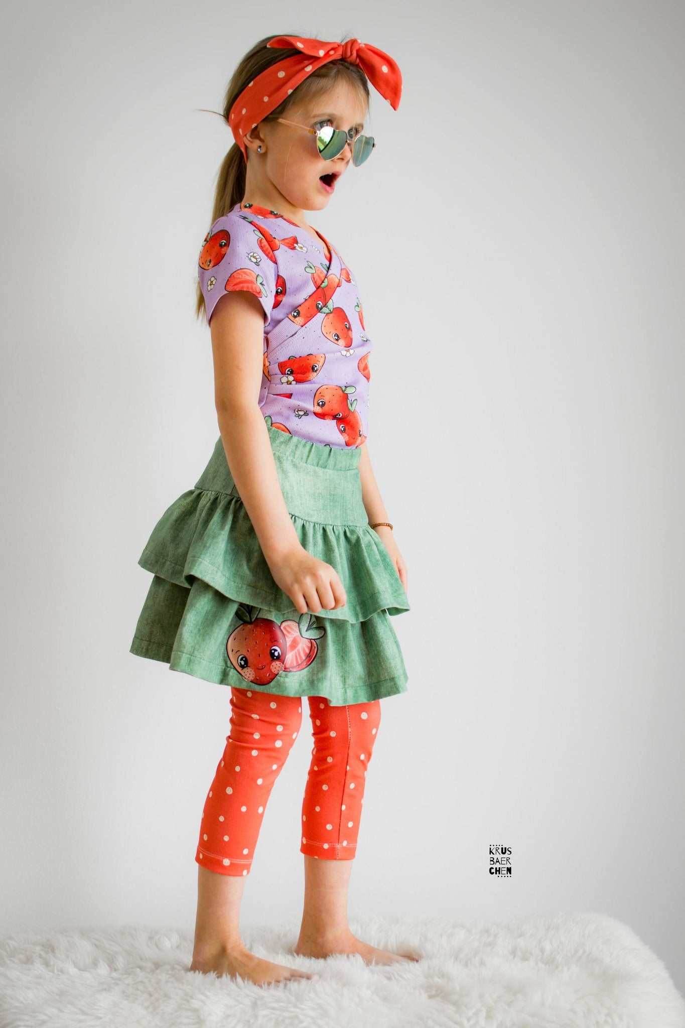 Stoffpaket Sweet Strawberry – Kinderstoff mit Erdbeeren | verschiedene Stoffarten