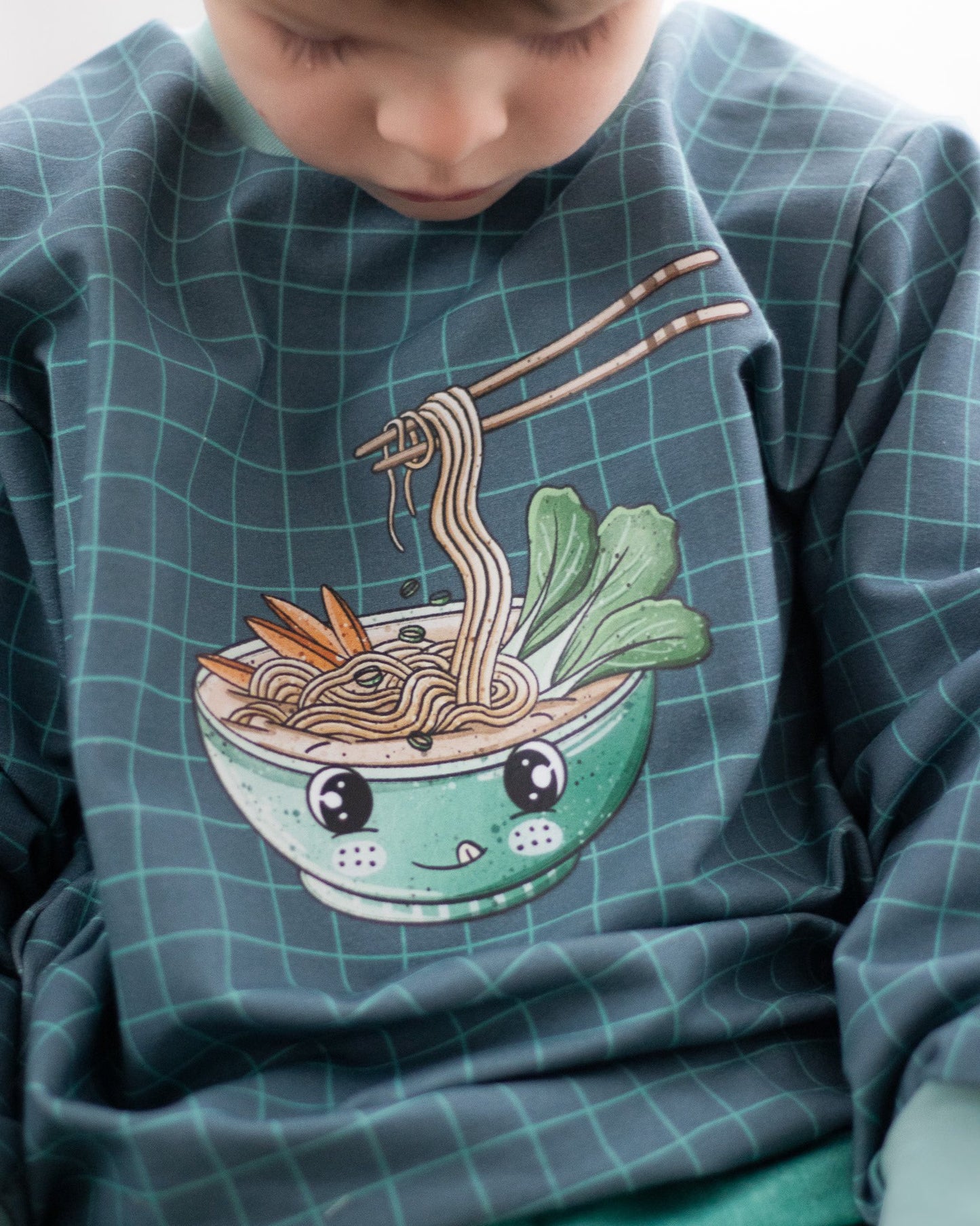 Ramen – moderner Food-Kinderstoff | verschiedene Stoffarten