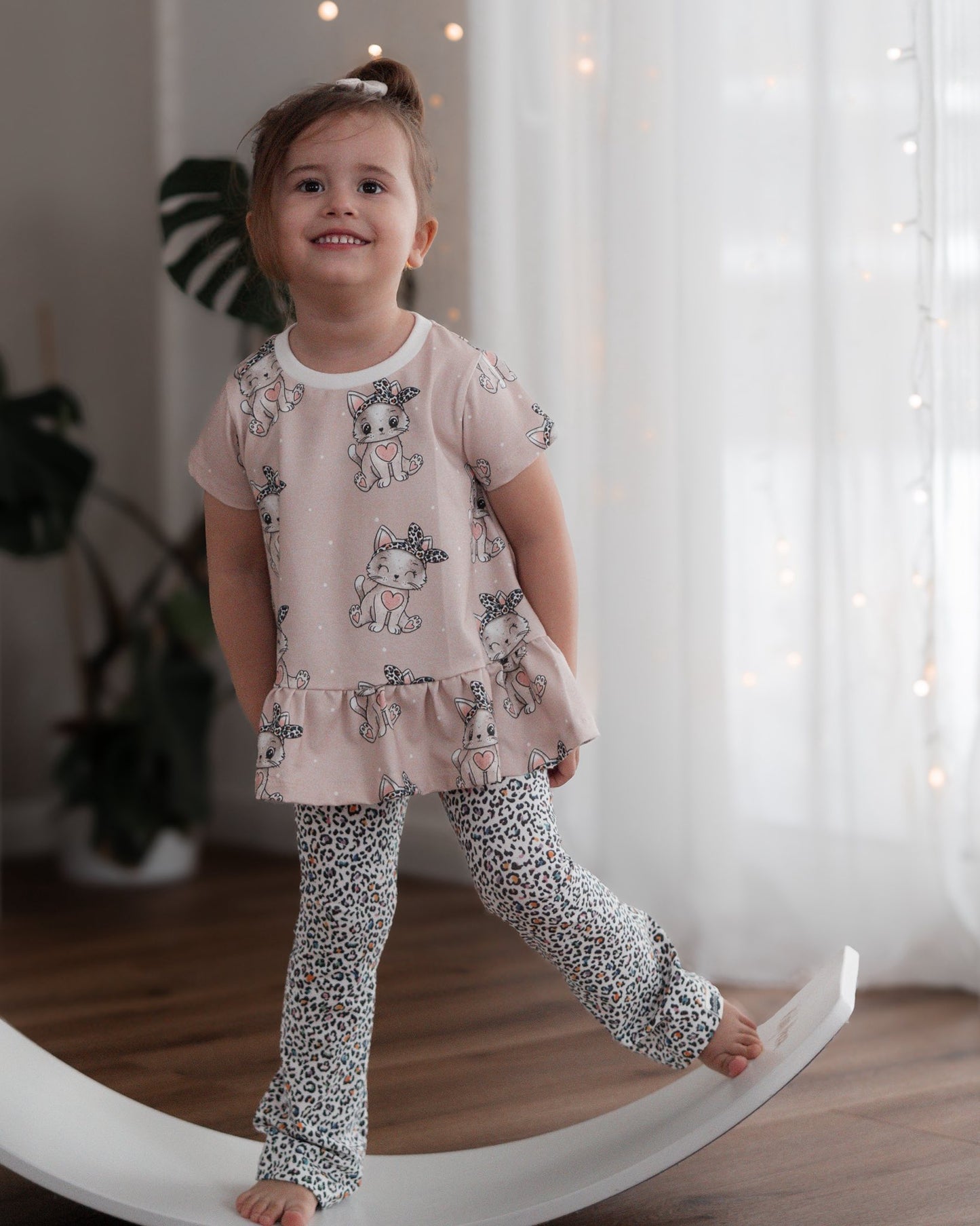 Stoffpaket Kitty Hearts – süßes Katzendesign | verschiedene Stoffarten