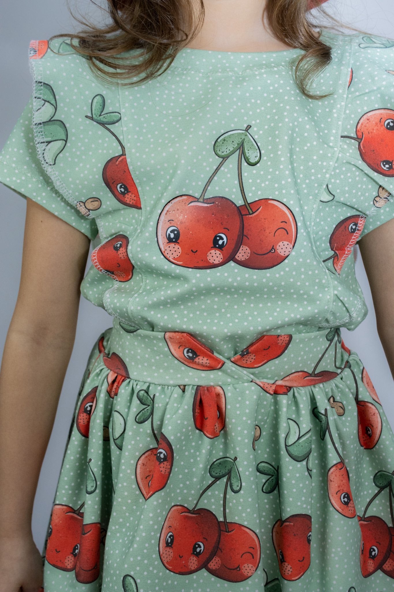 Sweet Cherrys – Fruchtstoff in Rot & Grün | verschiedene Stoffarten