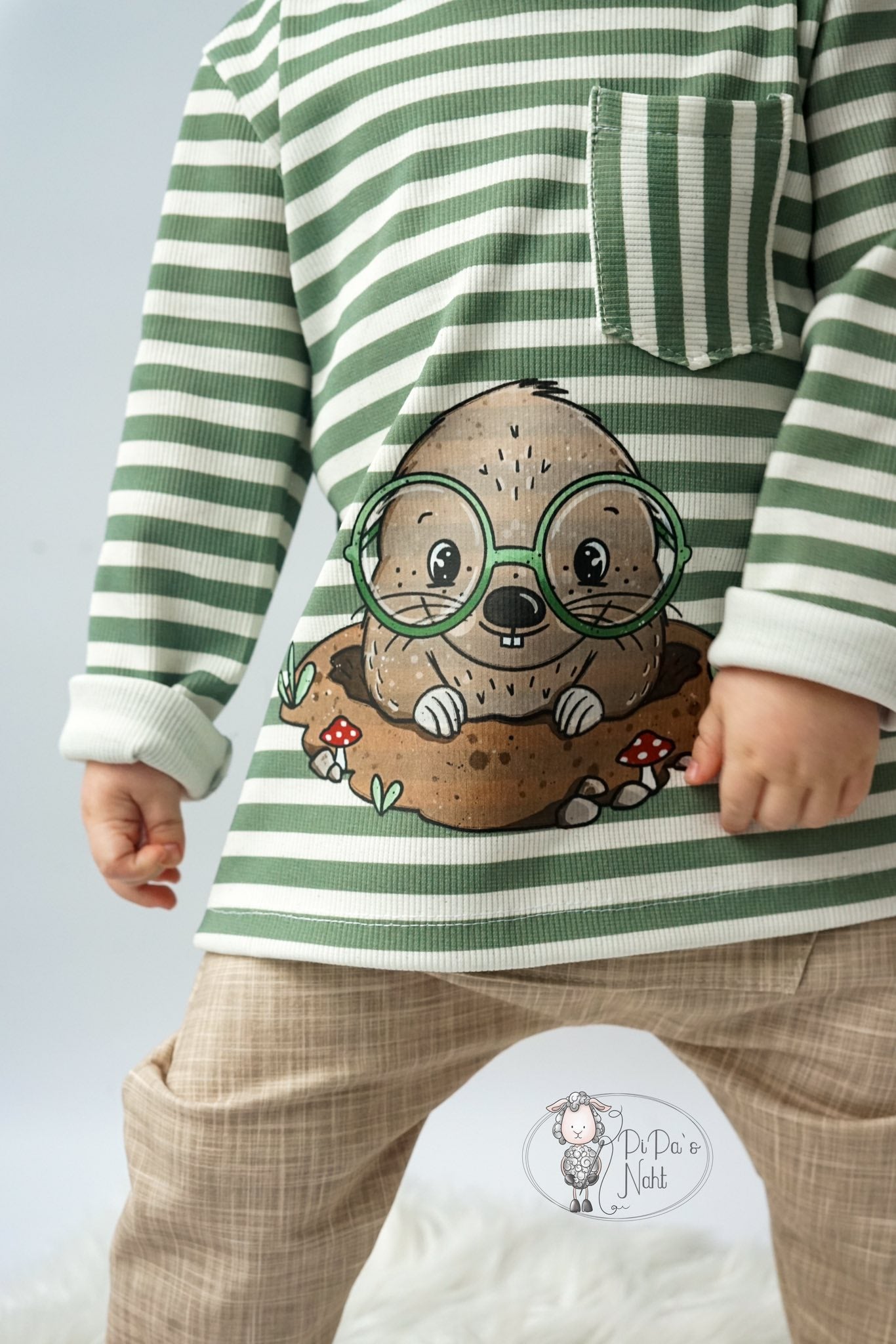 Stoffpaket Kleiner Maulwurf – süßer Kinderstoff mit Tiermotiv | verschiedene Stoffarten