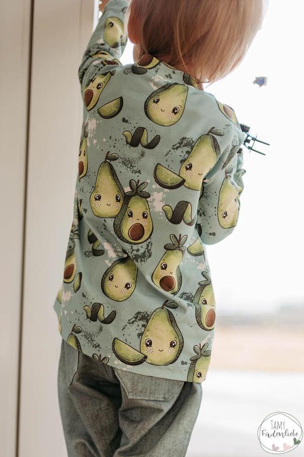Avocadolies – süßer Avocado Kinderstoff | verschiedene Stoffarten