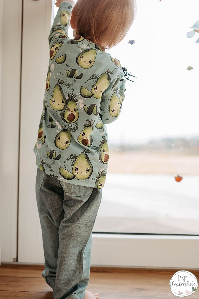 Avocadolies – süßer Avocado Kinderstoff | verschiedene Stoffarten