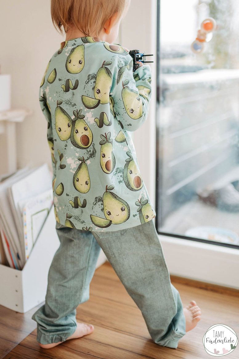 Avocadolies – süßer Avocado Kinderstoff | verschiedene Stoffarten