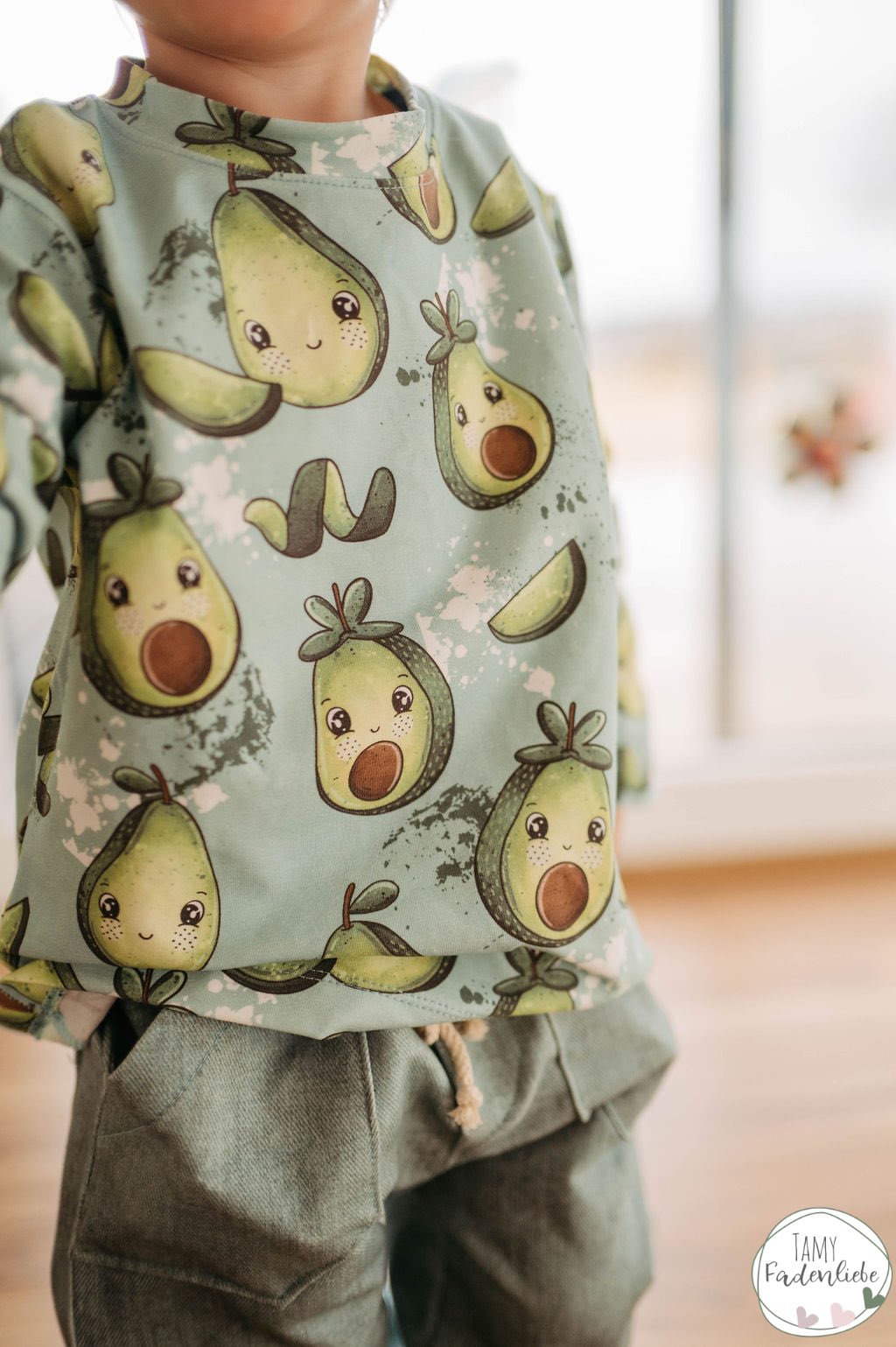 Avocadolies – süßer Avocado Kinderstoff | verschiedene Stoffarten