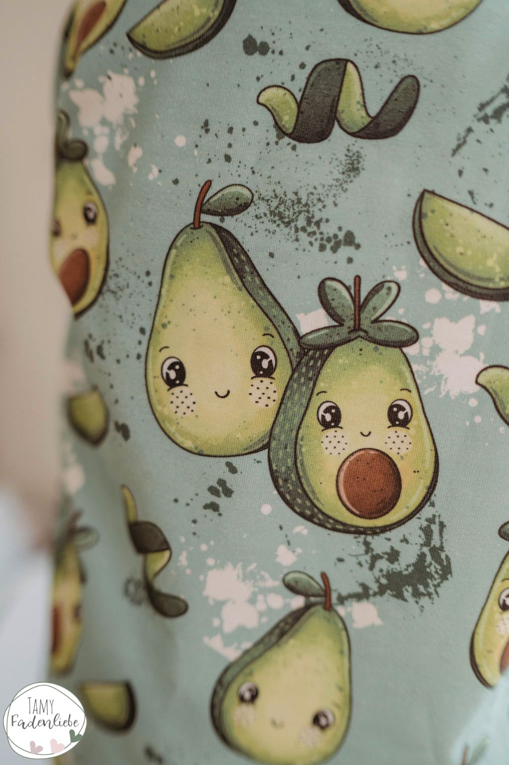 Avocadolies – süßer Avocado Kinderstoff | verschiedene Stoffarten