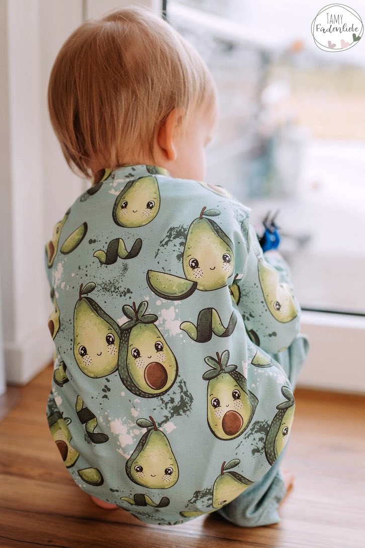 Avocadolies – süßer Avocado Kinderstoff | verschiedene Stoffarten