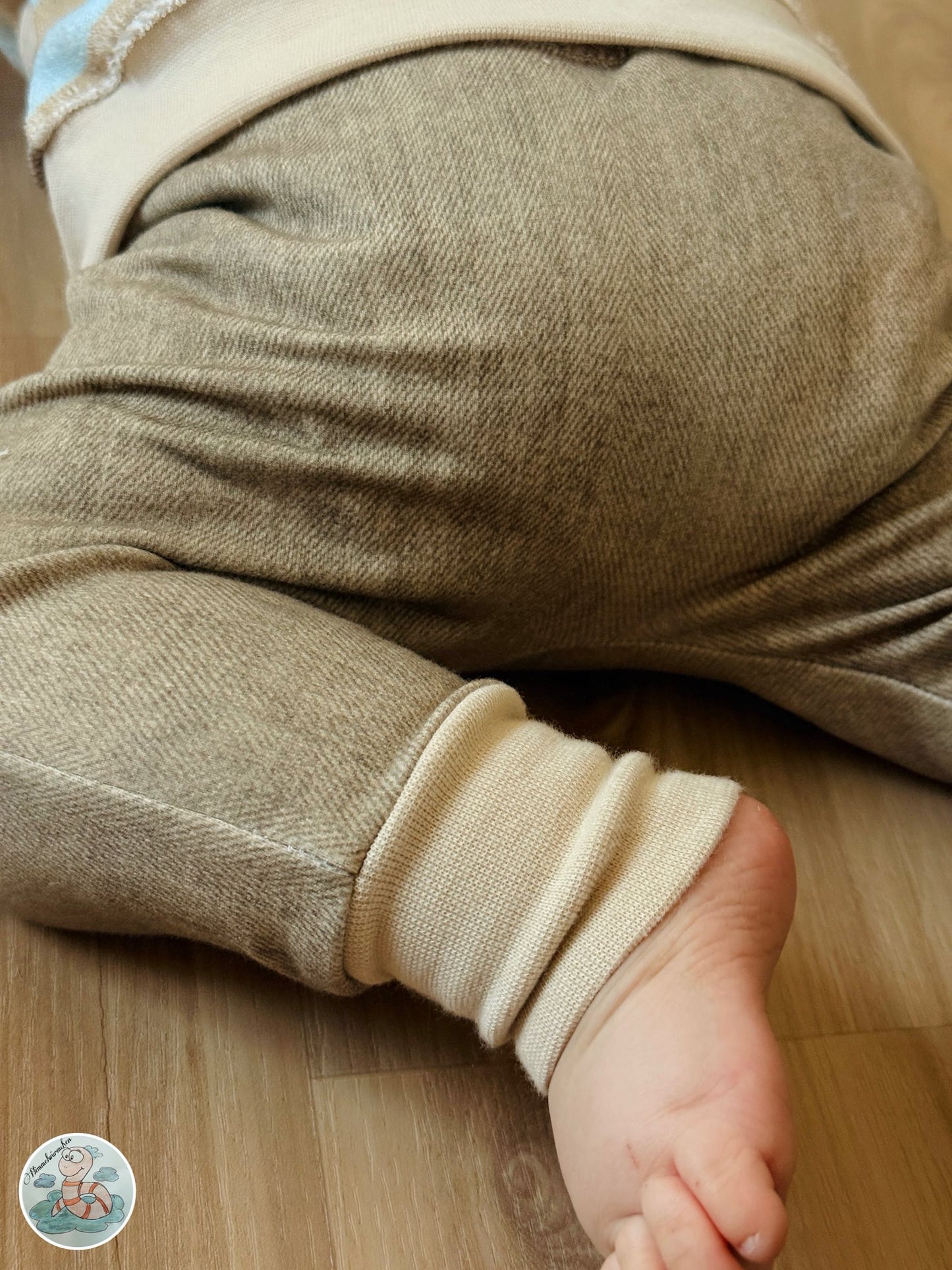Lämmchen Hellblau – Kinderstoff mit süßen Schafen | verschiedene Stoffarten