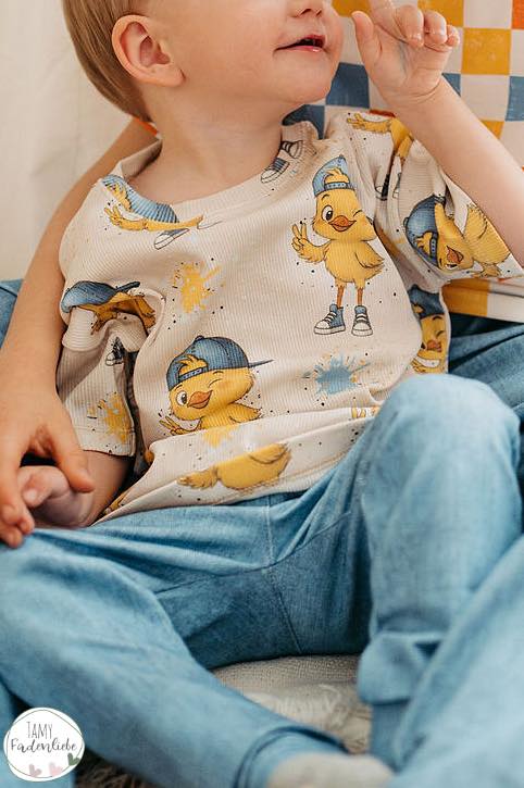 Cool Chick Beige – cooler Küken Stoff | verschiedene Stoffarten