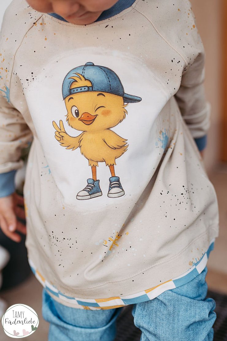 Cool Chick Beige – cooler Küken Stoff | verschiedene Stoffarten